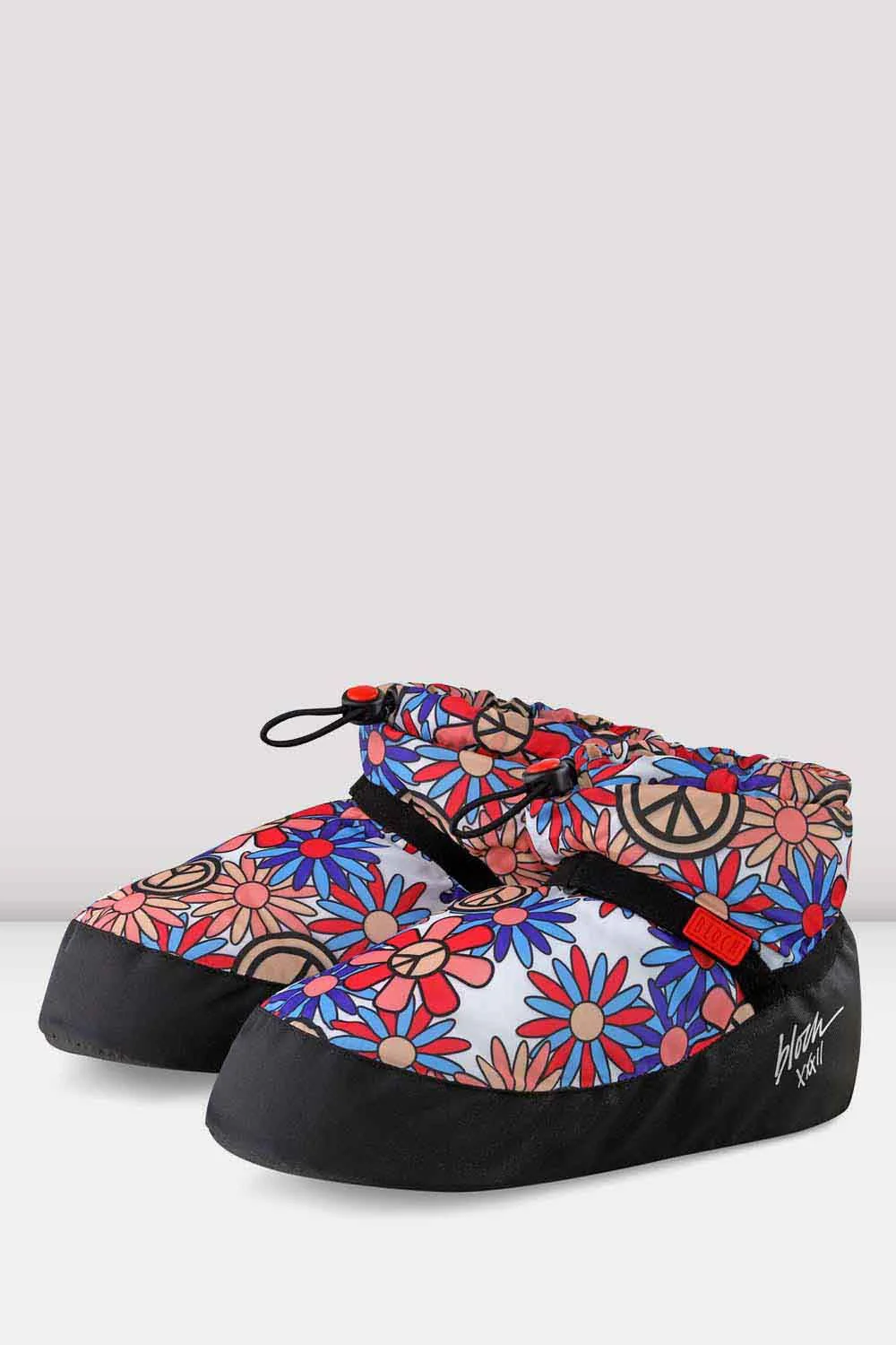 Adult Hippie Print Ankle Warm Up Booties - Image 7