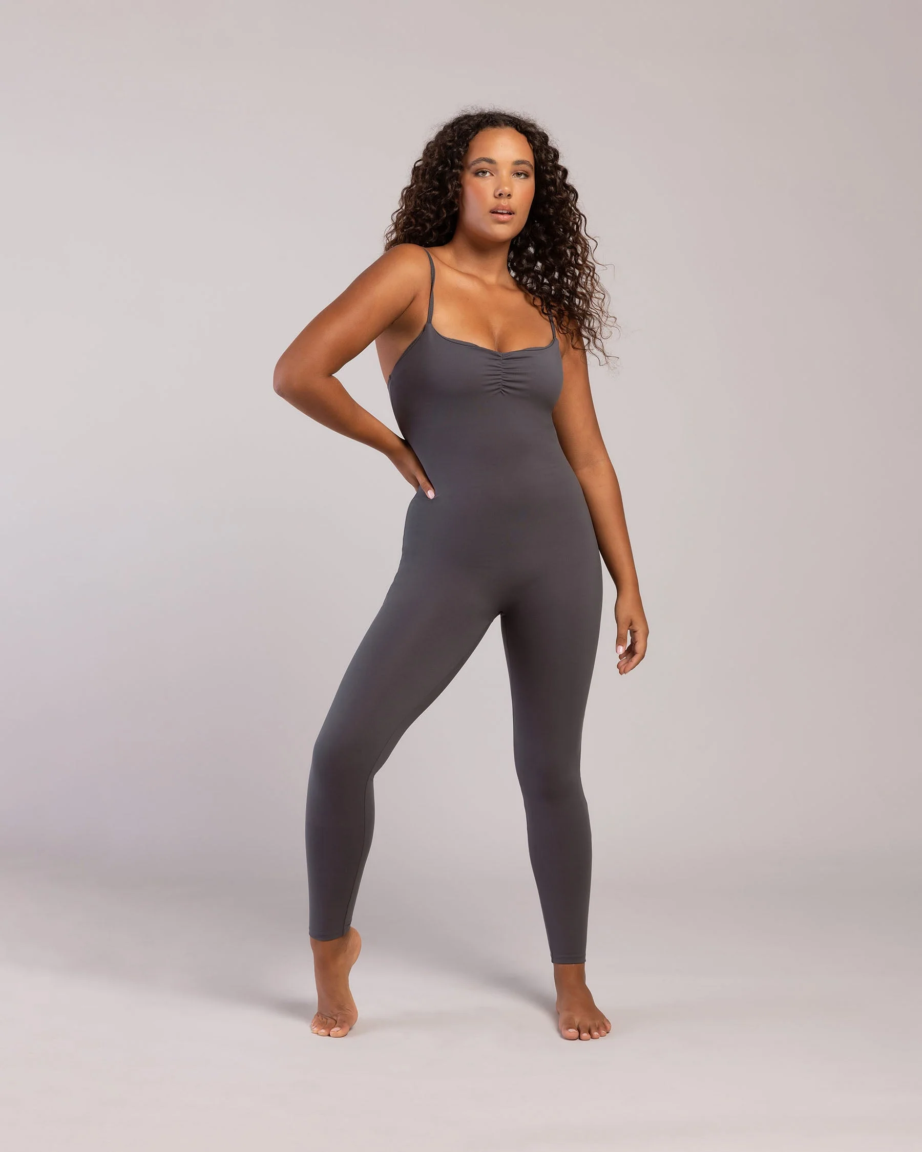 Bloch 365 Scrunch Bodice 7/8 Catsuit - Image 3
