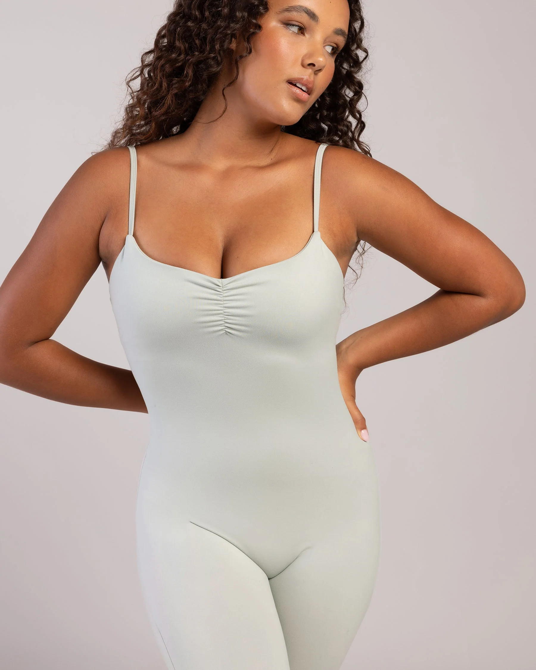 Bloch 365 Scrunch Bodice 7/8 Catsuit - Image 5