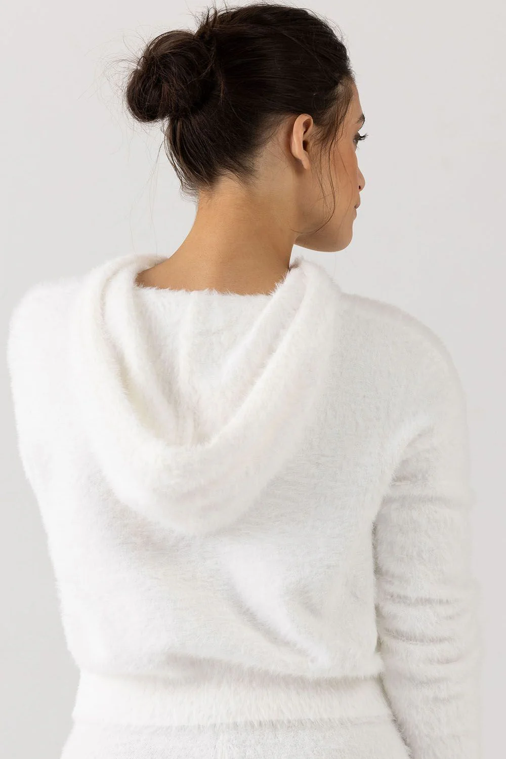 Bloch Eyelash Knit Hoodie - Image 4
