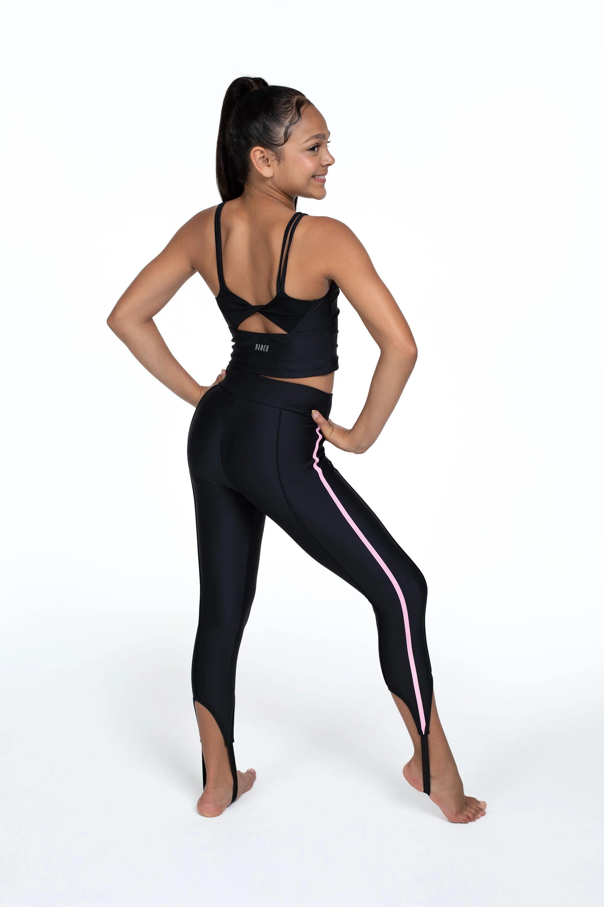 Bloch X Flo Active Lori Mesh Twist Back Top - Image 3
