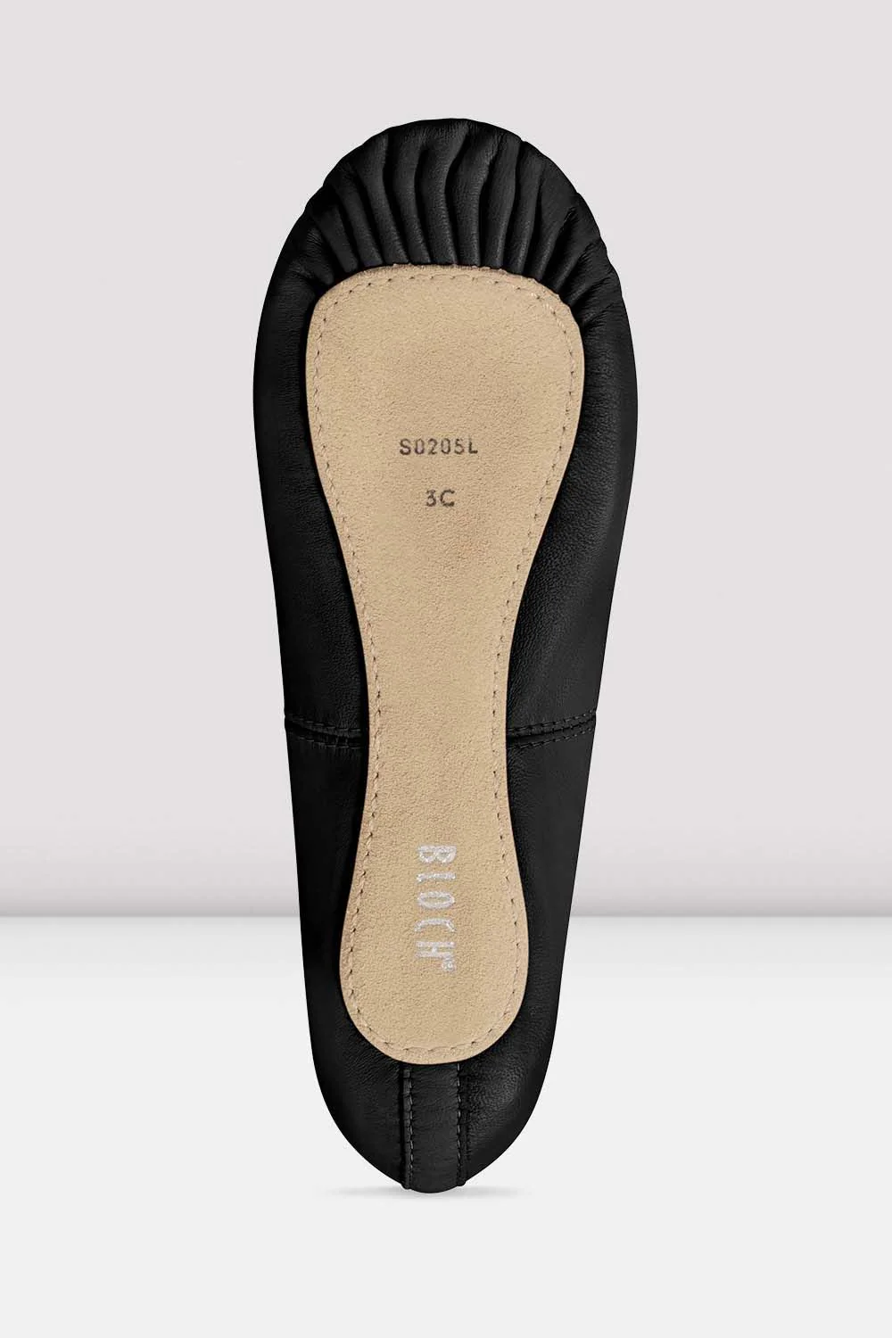 Childrens Dansoft Leather Ballet Shoes - Image 4