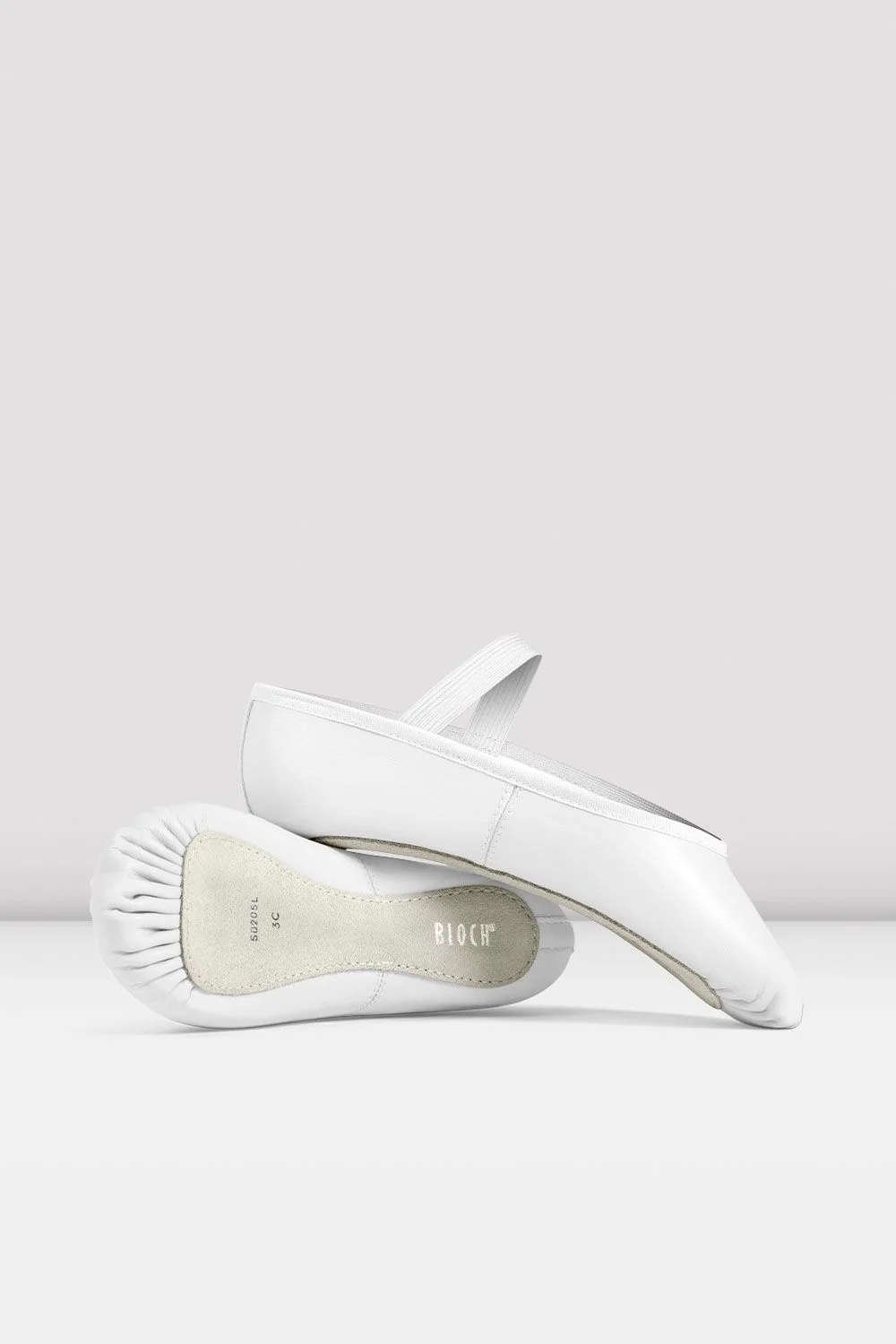 Childrens Dansoft Leather Ballet Shoes - Image 3