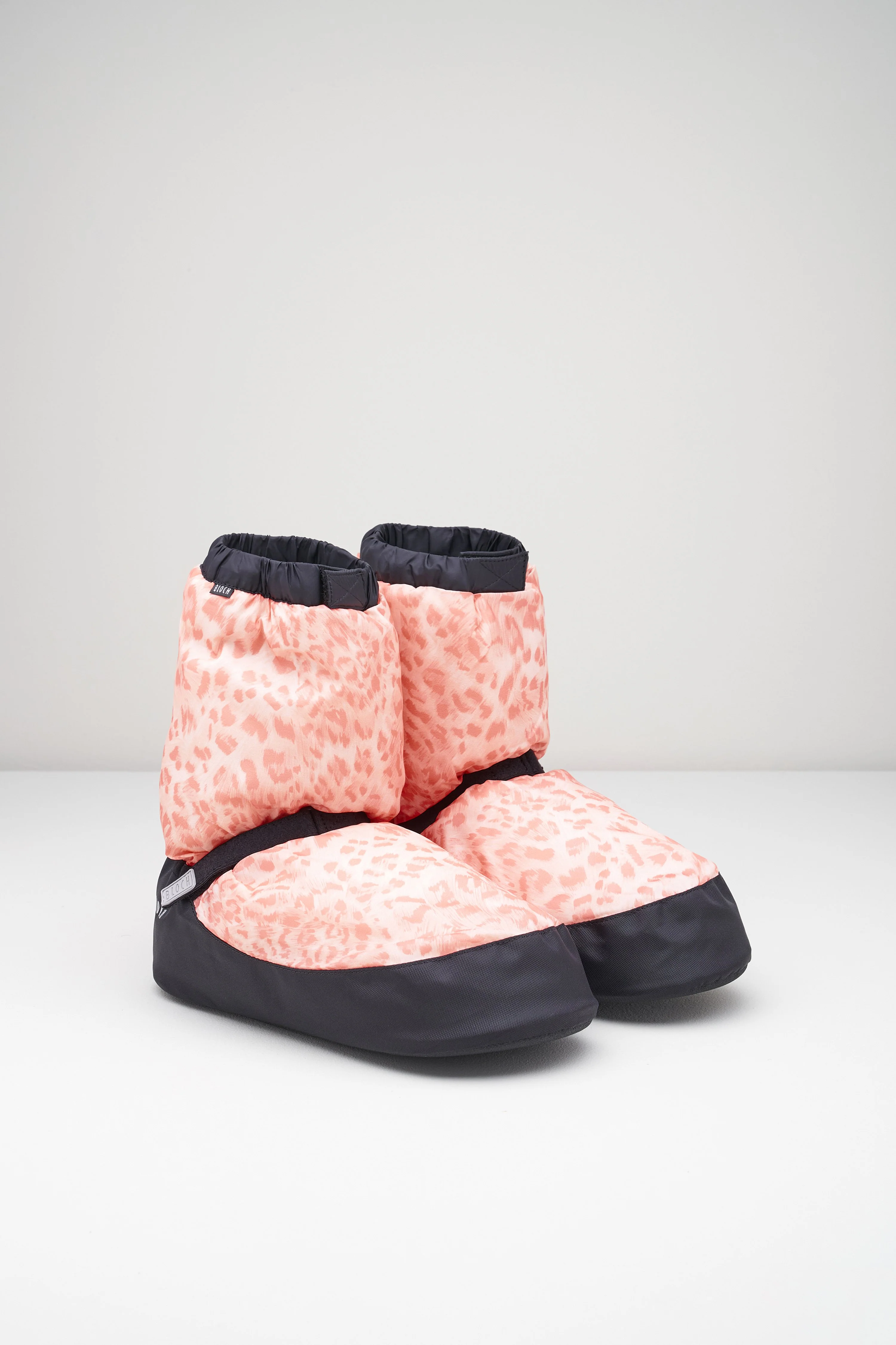 Childrens Leopard Print Warm Up Booties - Image 2