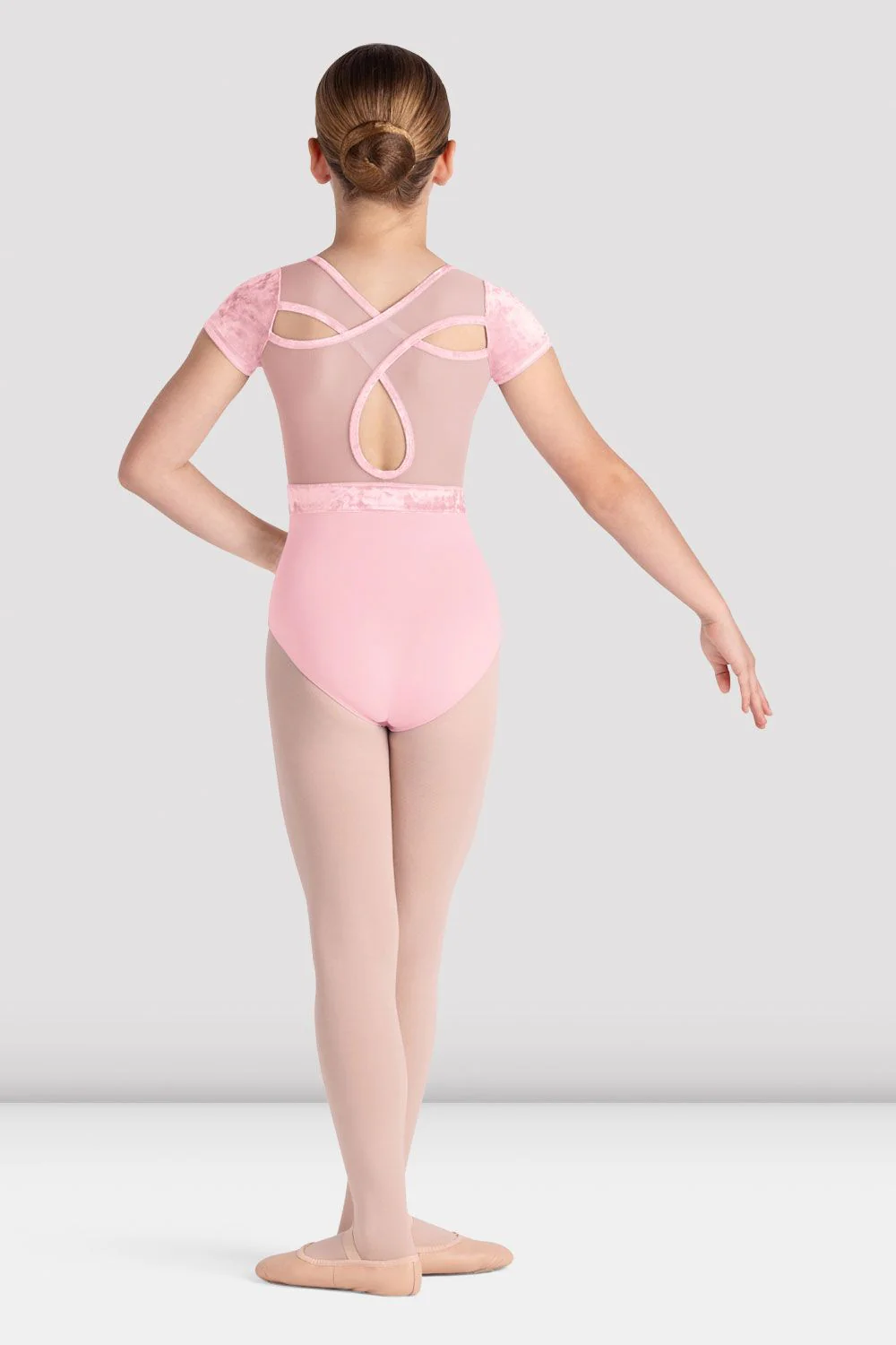 Girls Amelia Cap Sleeve Leotard - Image 2