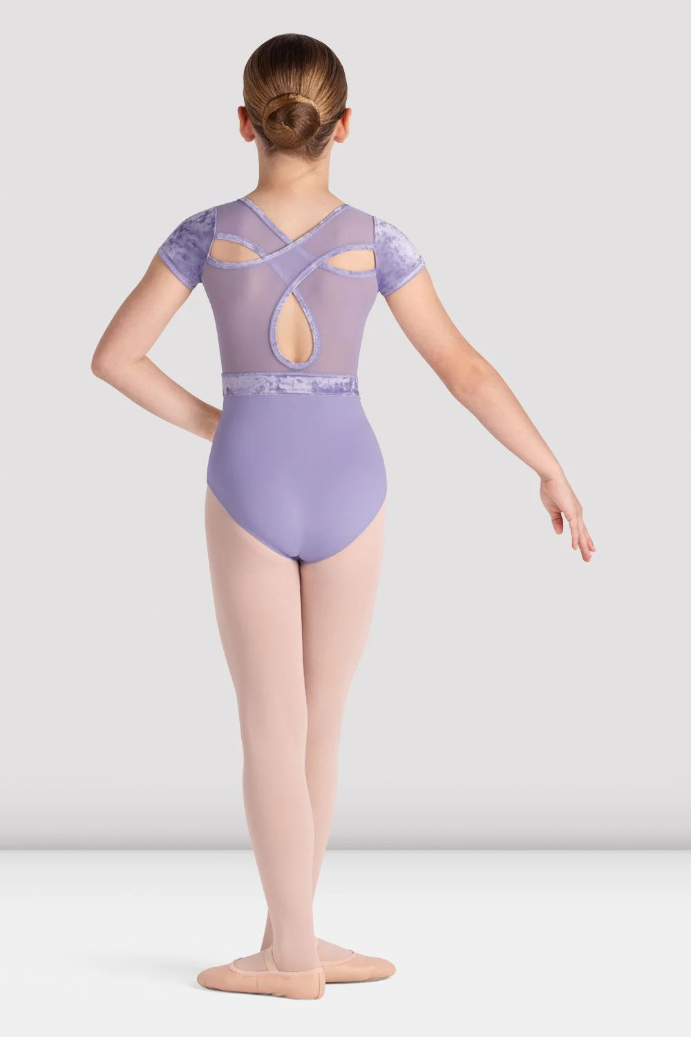 Girls Amelia Cap Sleeve Leotard - Image 2