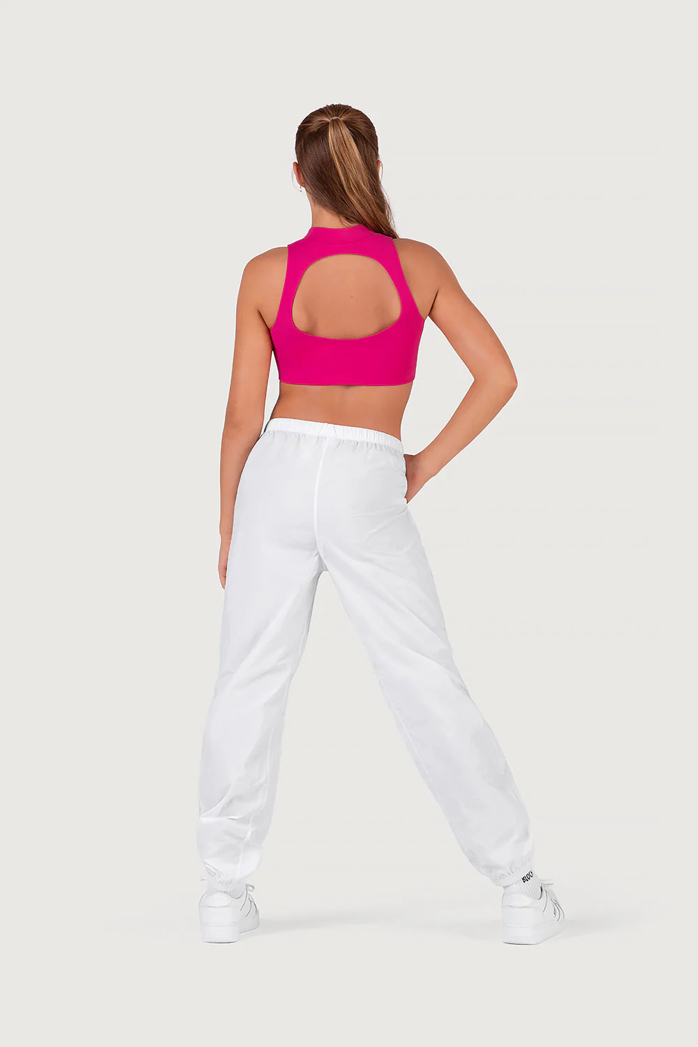 Girls Avant Cut Out Crop Top - Image 5
