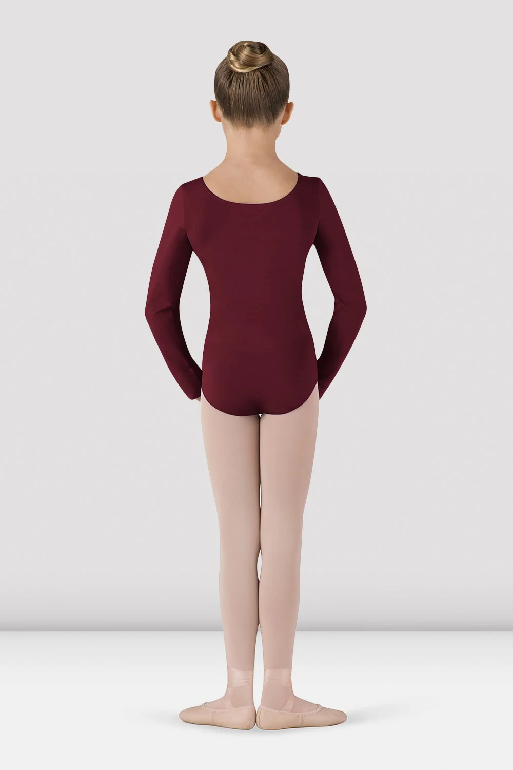 Girls Basic Long Sleeve Leotard - Image 2