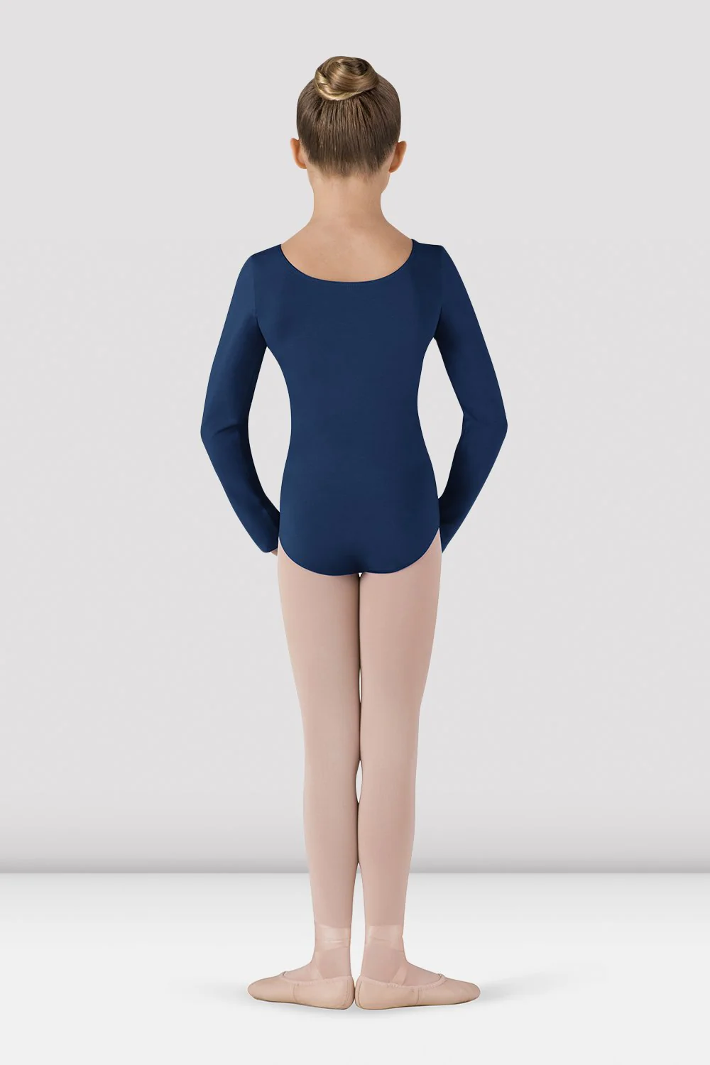 Girls Basic Long Sleeve Leotard - Image 2