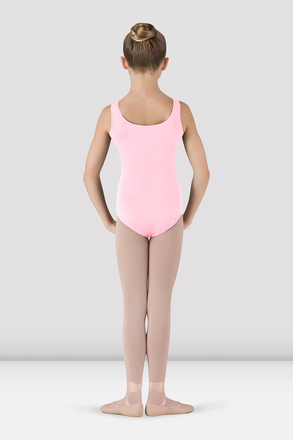 Girls Basic Round Neck Tank Leotard - Image 2