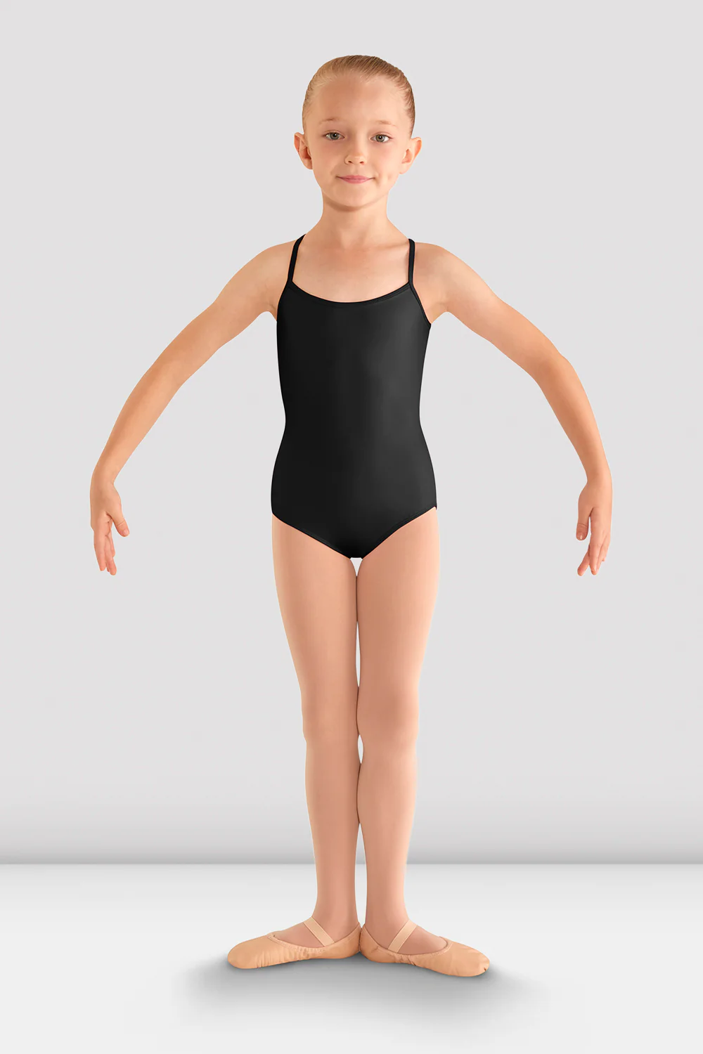 Girls Begonia Flower Mesh Back Leotard - Image 2