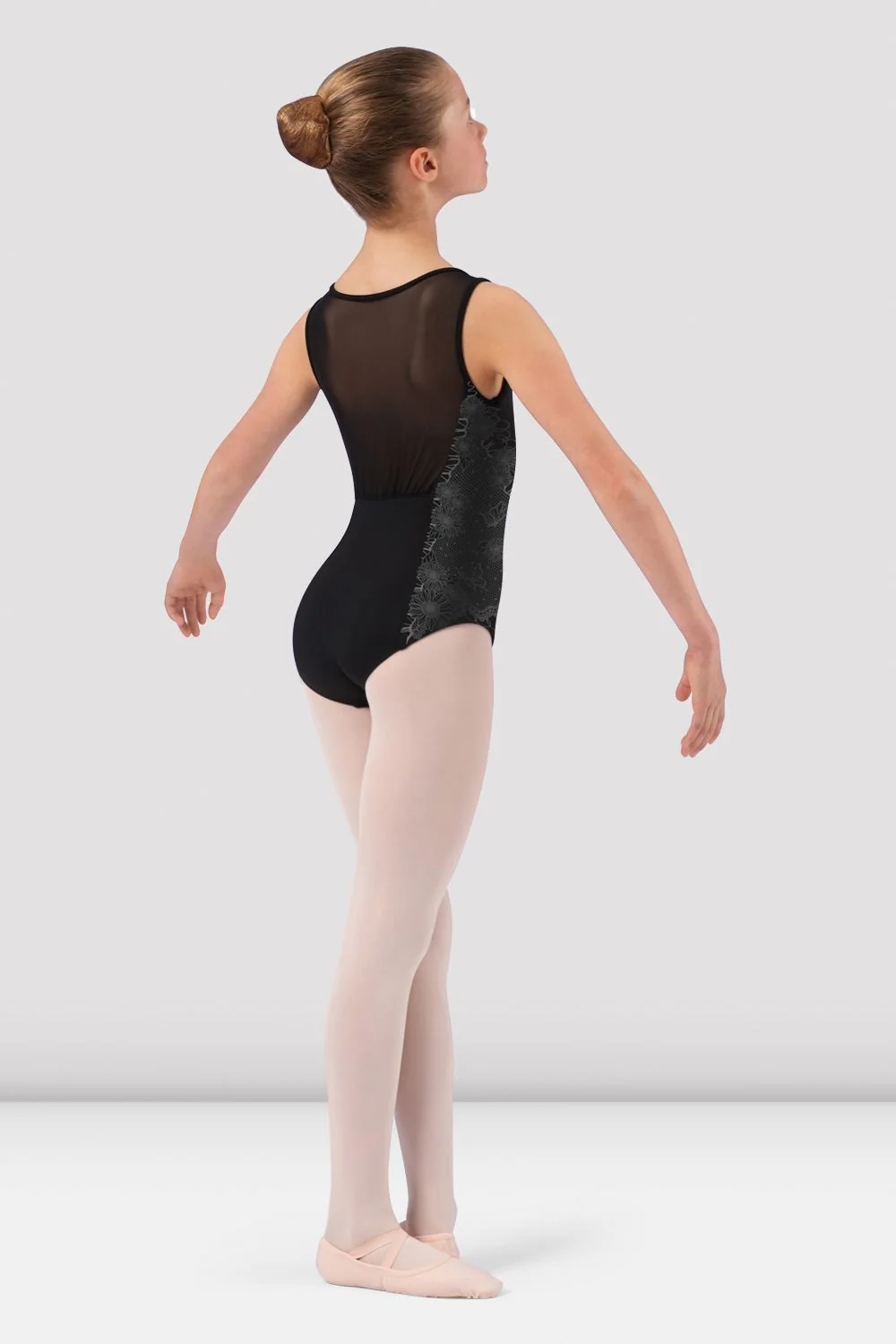 Girls Briar Sweetheart Neck Leotard - Image 2