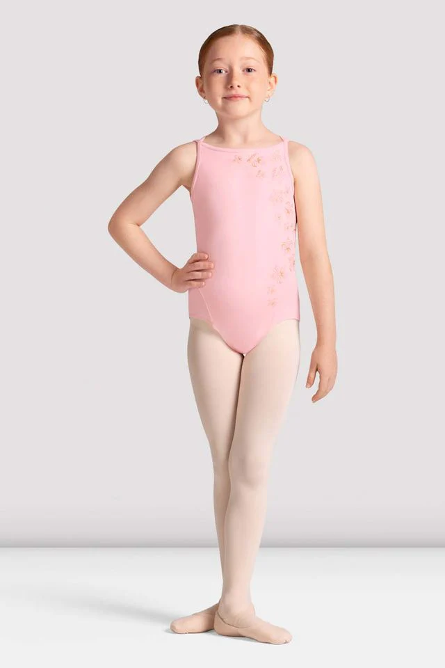 Girls Cara Boat Neck Leotard