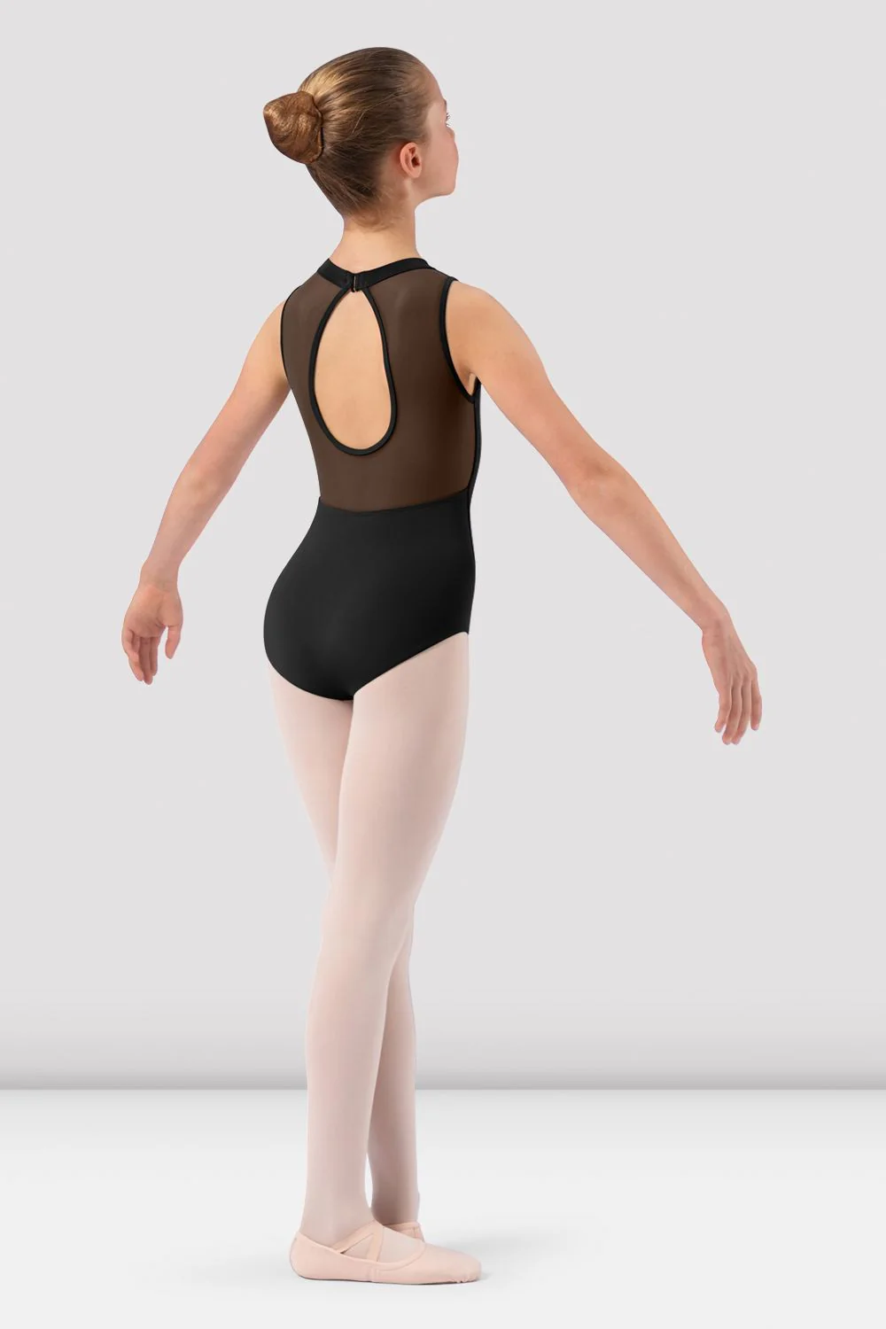 Girls Claire High Neck Leotard - Image 2