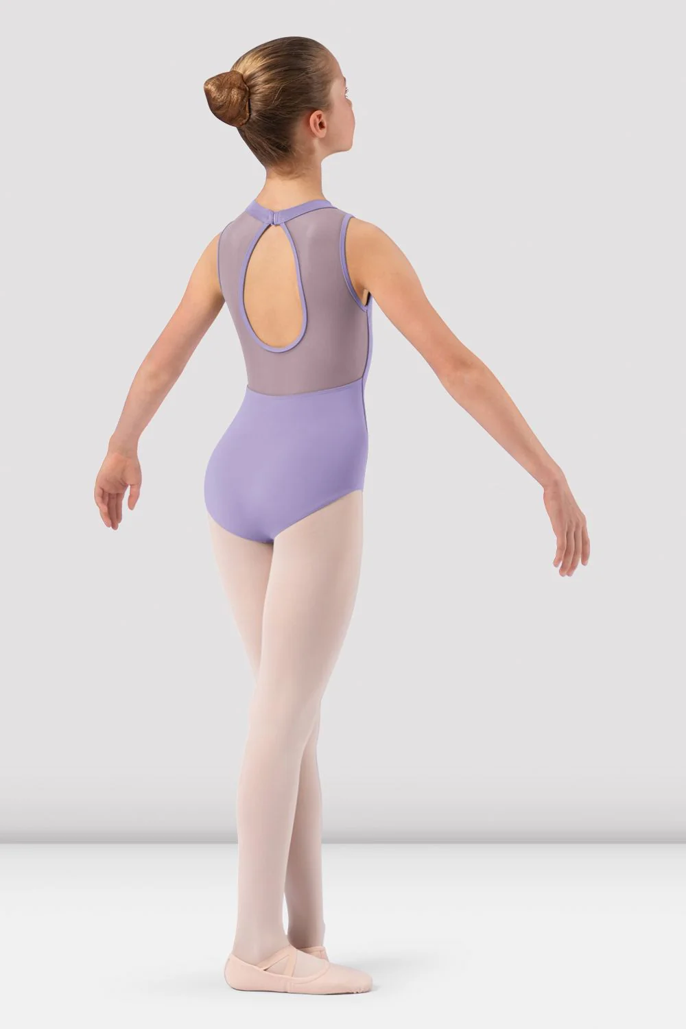 Girls Claire High Neck Leotard - Image 2