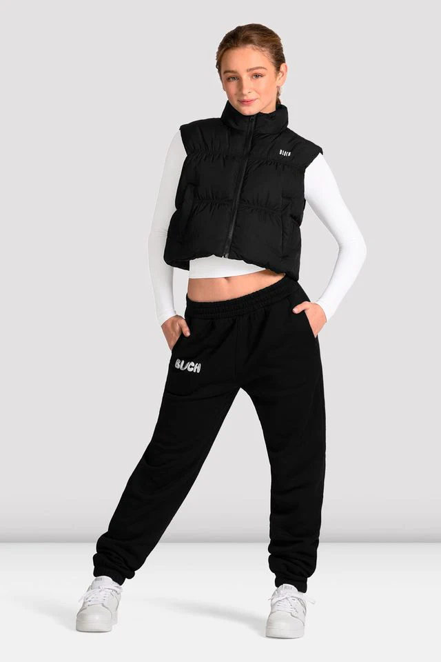 Girls Cropped Puffer Jacket - Image 3