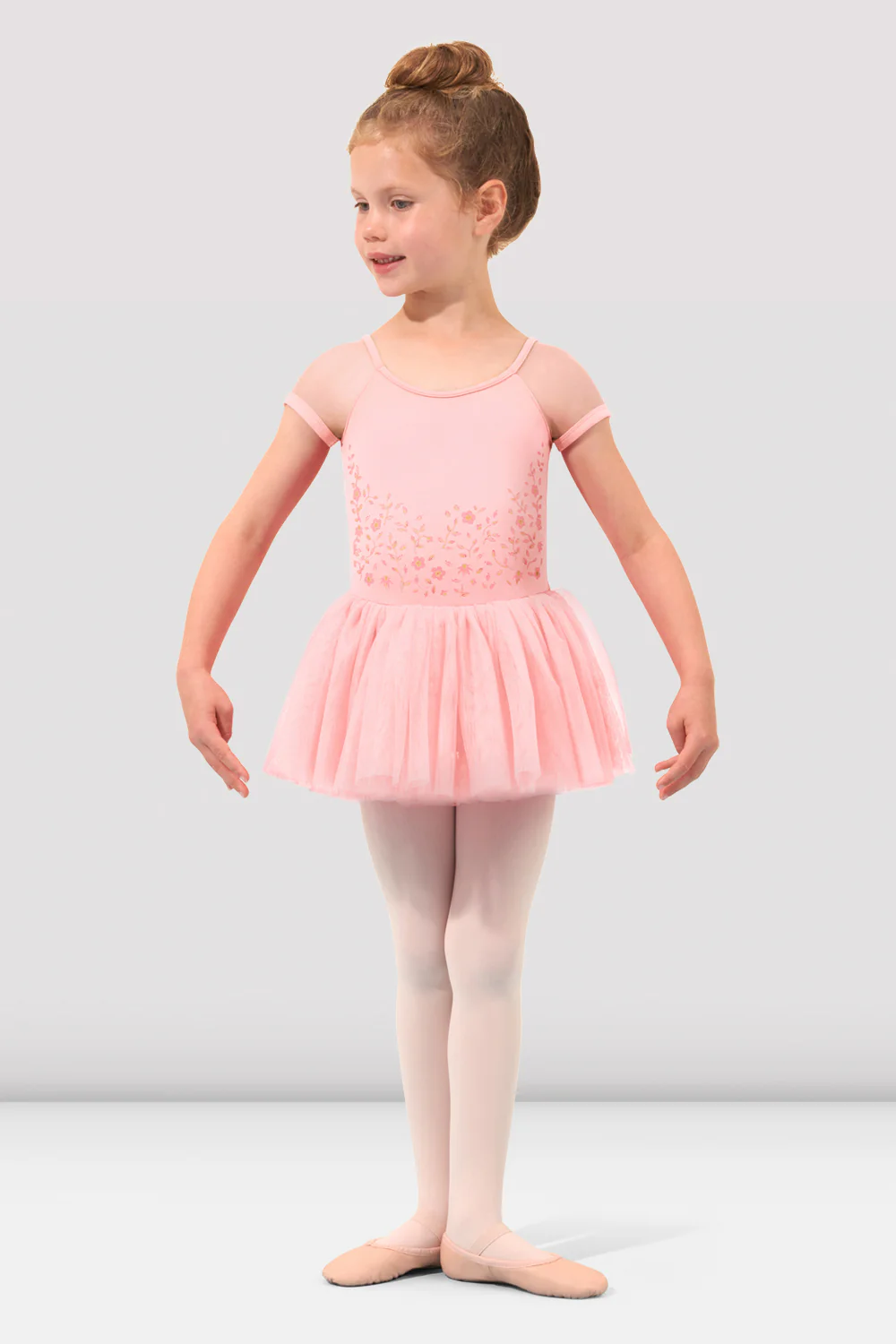 Girls Dora Cap Sleeve Tutu Leotard