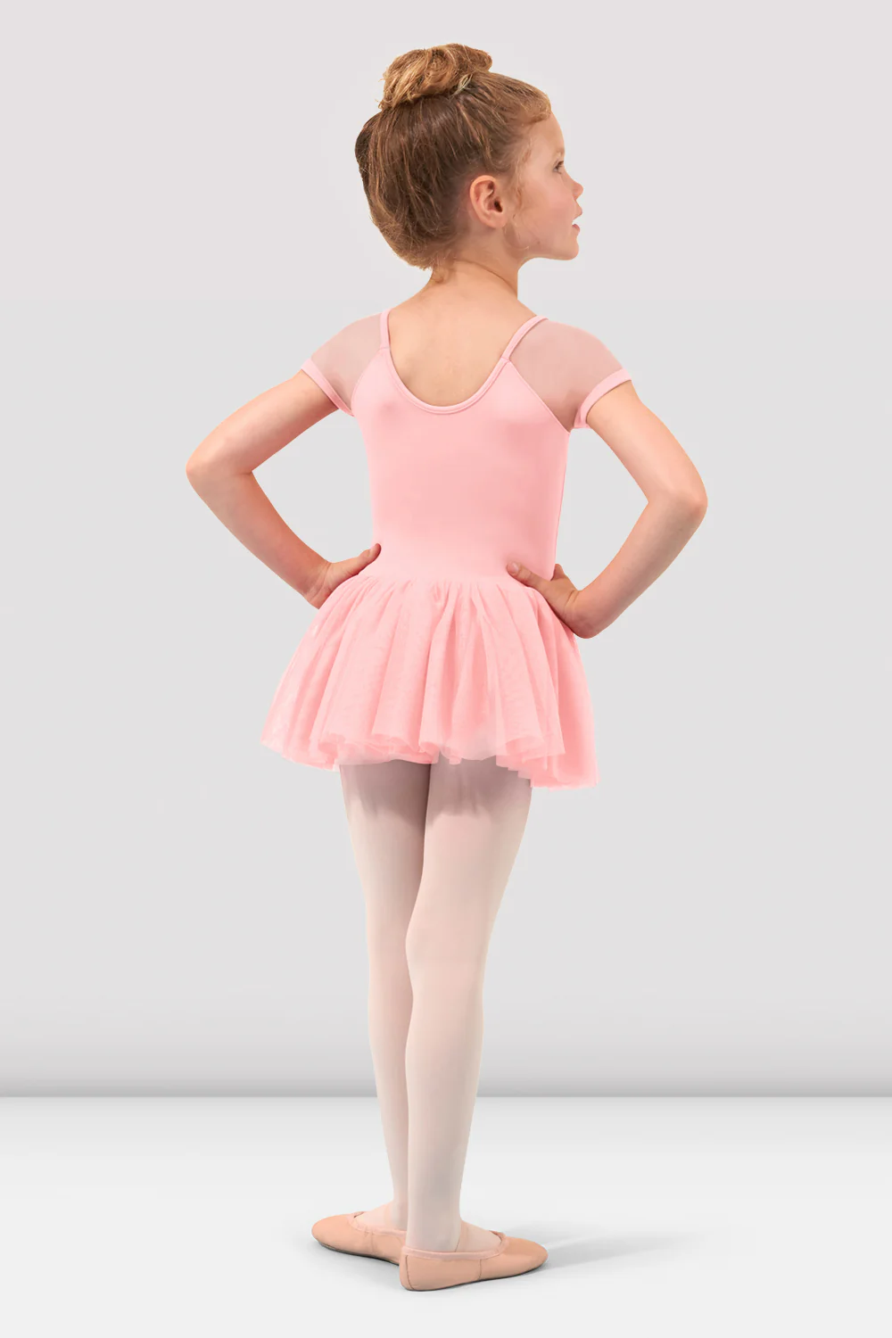 Girls Dora Cap Sleeve Tutu Leotard - Image 2
