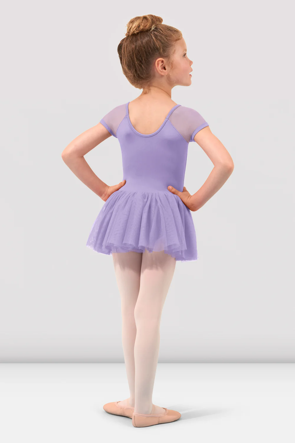 Girls Dora Cap Sleeve Tutu Leotard - Image 2