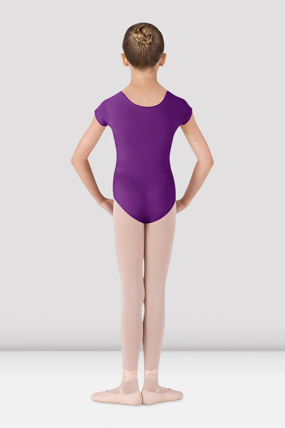 Girls Dujour Cap Sleeve Leotard - Image 2