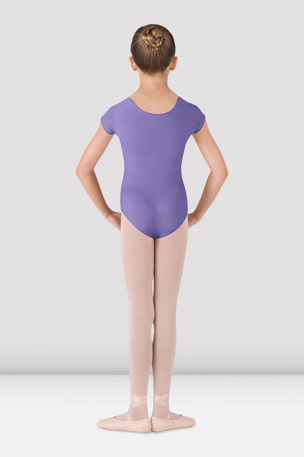 Girls Dujour Cap Sleeve Leotard - Image 2