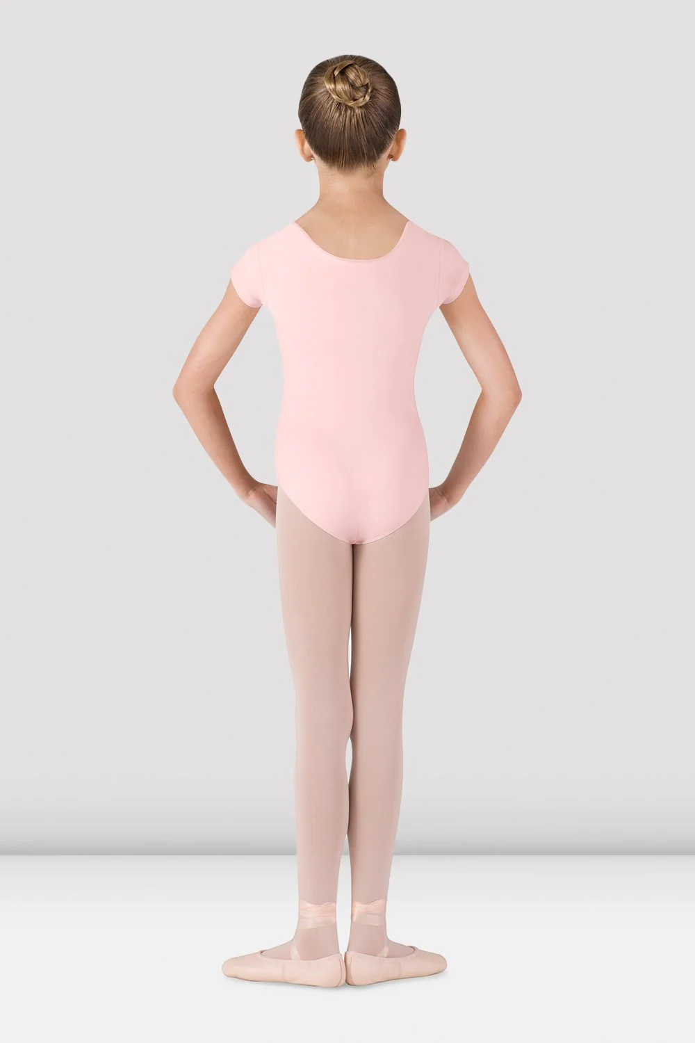 Girls Dujour Cap Sleeve Leotard - Image 2