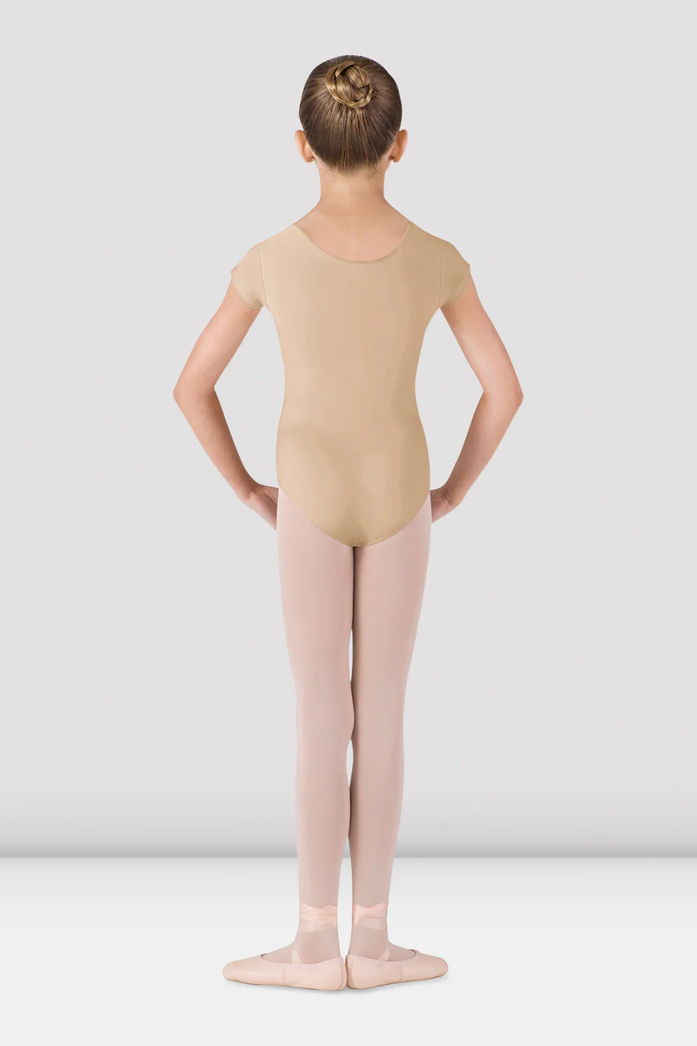 Girls Dujour Cap Sleeve Leotard - Image 2