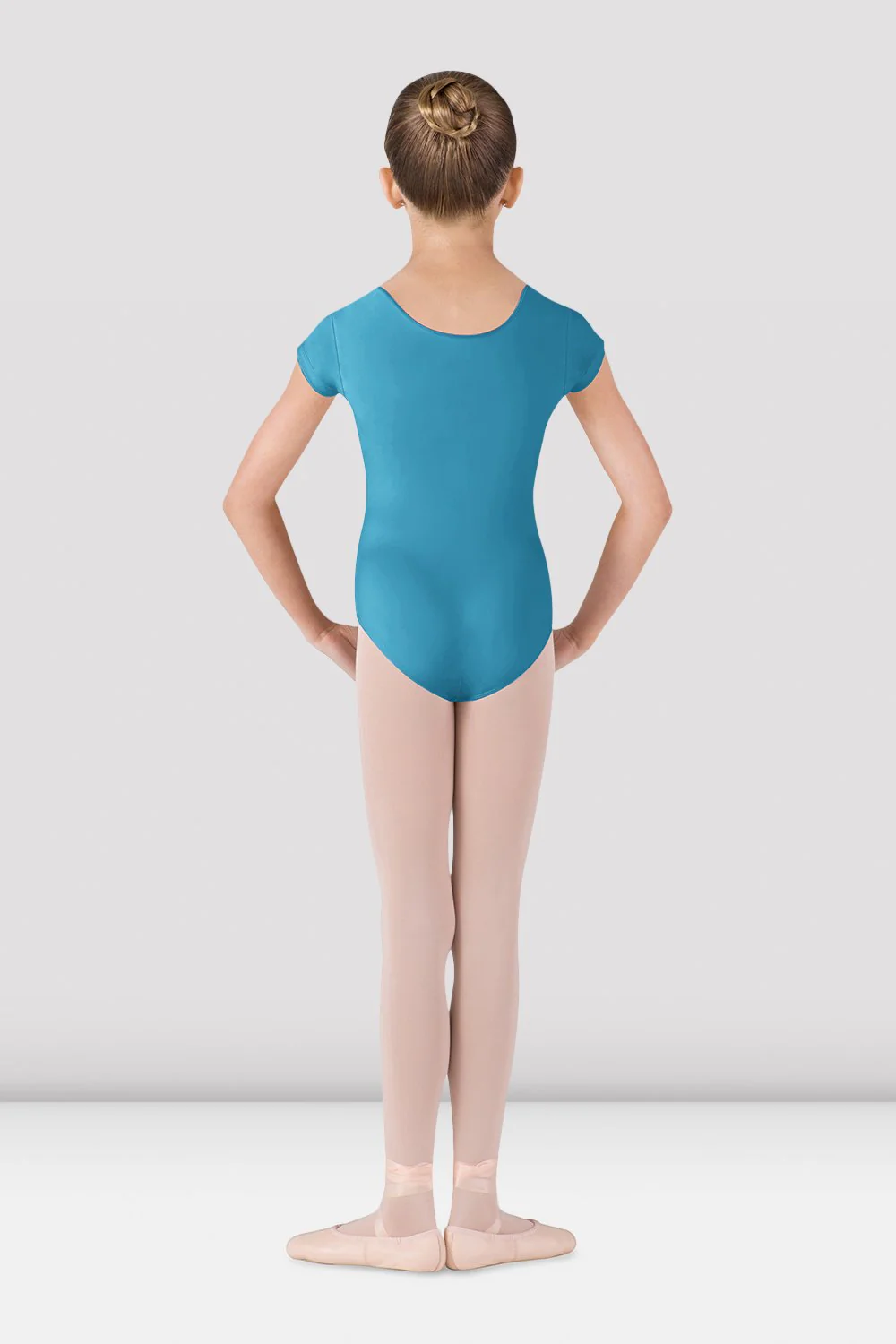 Girls Dujour Cap Sleeve Leotard - Image 2