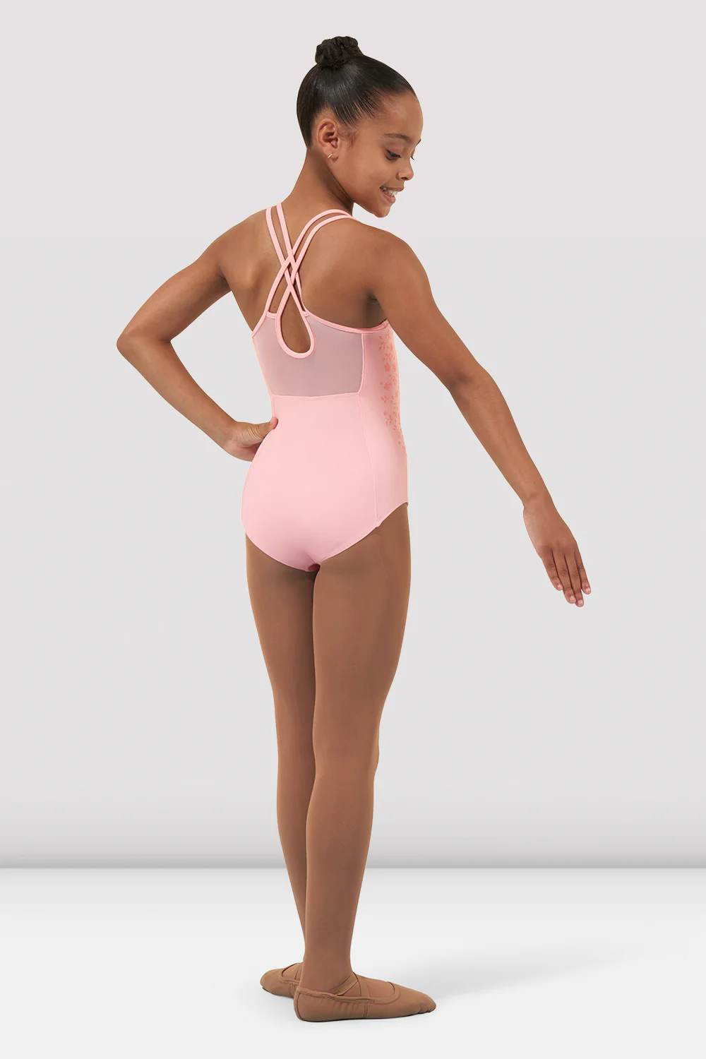 Girls Felicia Scoop Neck Leotard - Image 2