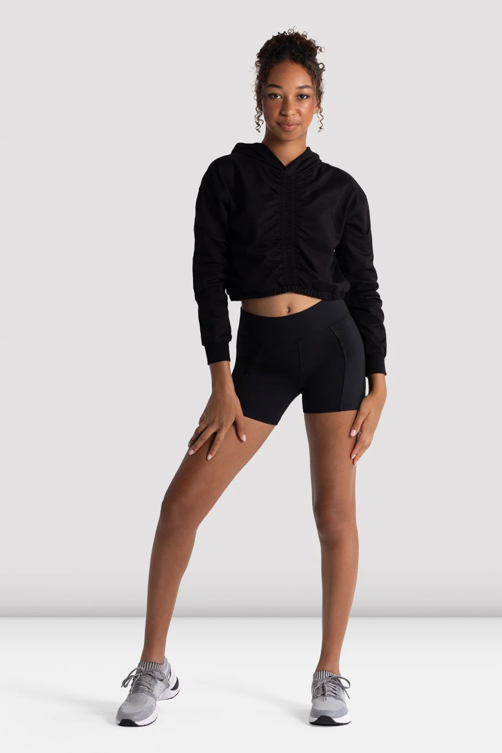 Girls Freestyle Rhythm Cropped Hoodie - Image 3