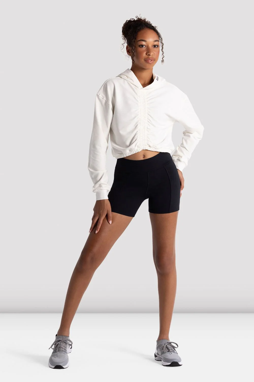 Girls Freestyle Rhythm Cropped Hoodie - Image 3