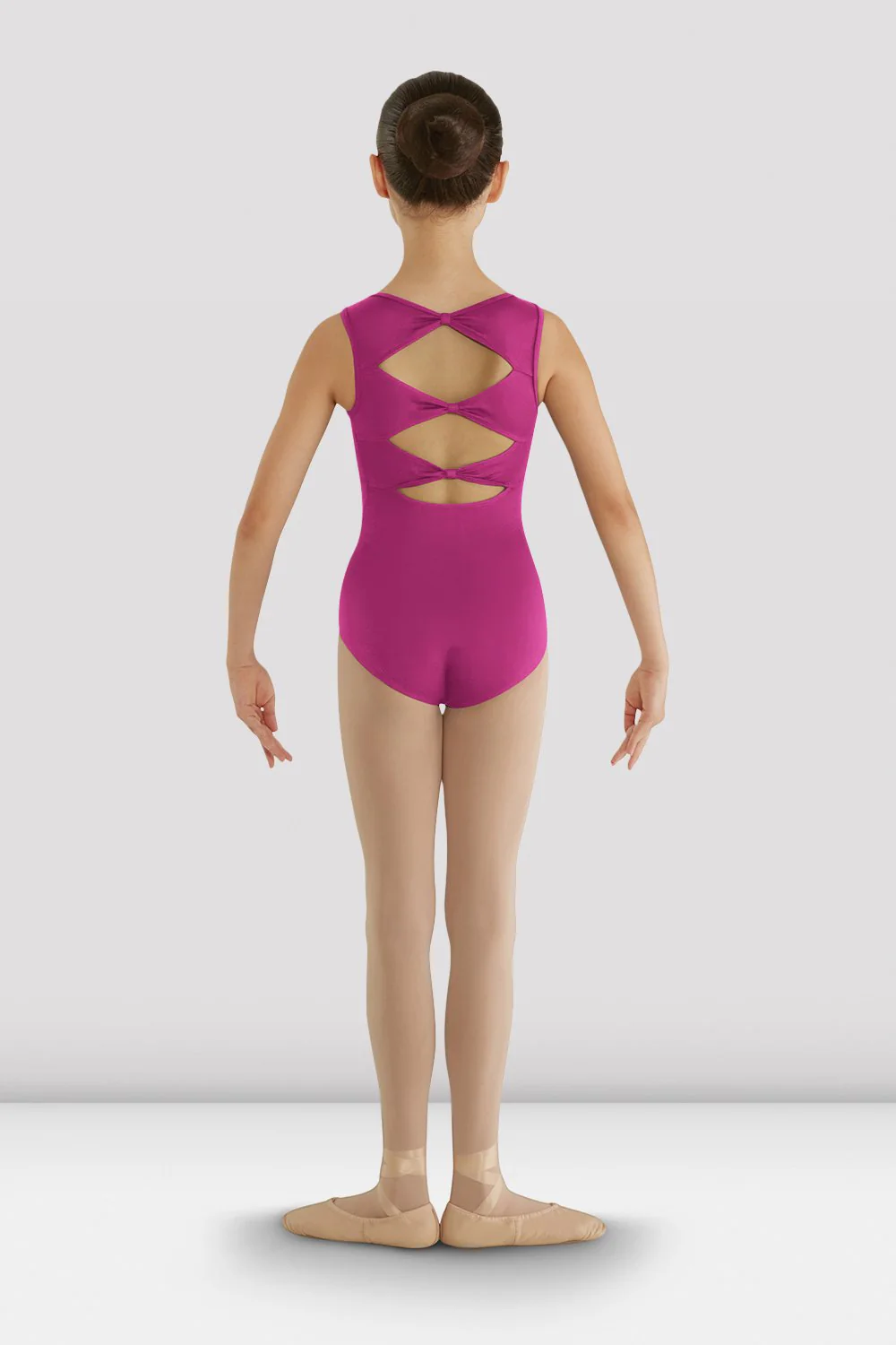 Girls Gladiolus Diamond Back Leotard - Image 2