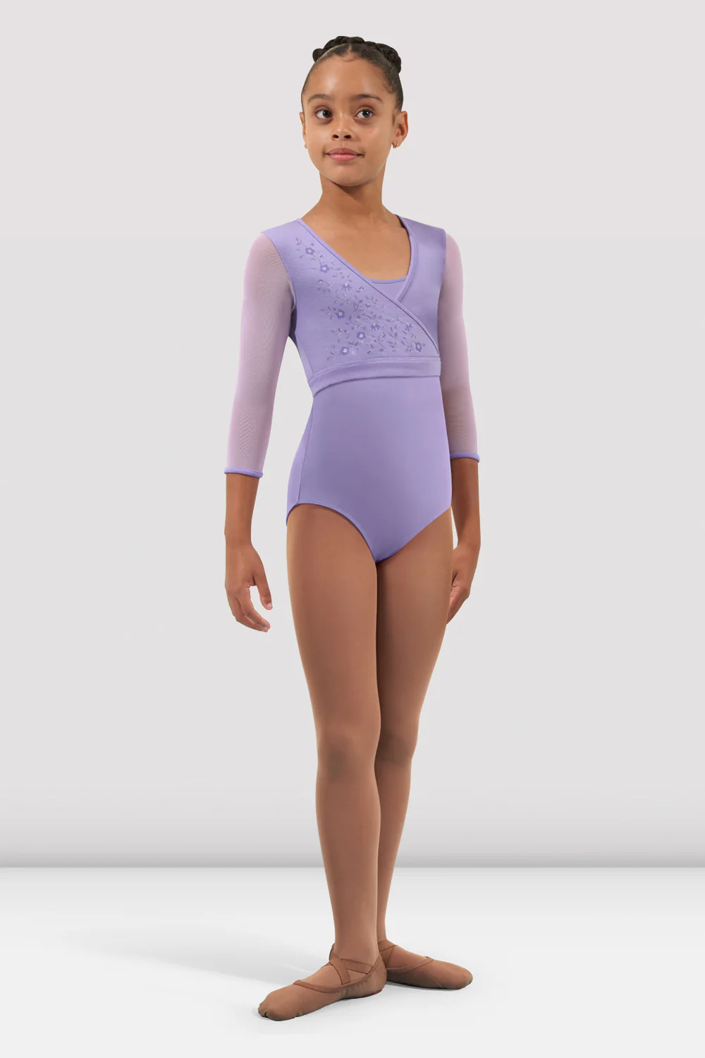 Girls Hayley 3/4 Sleeve Wrap Top