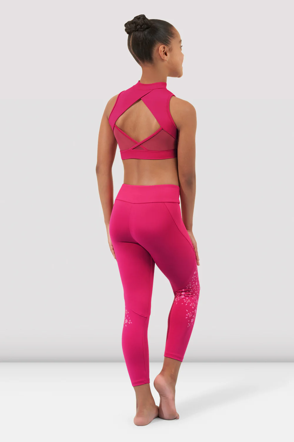 Girls Heidi Zipper Crop Top - Image 2
