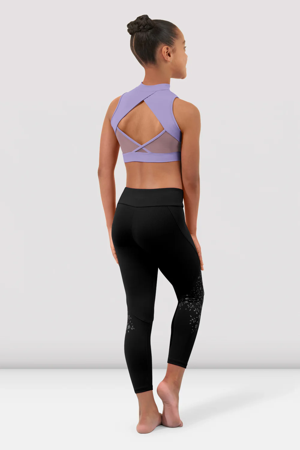 Girls Heidi Zipper Crop Top - Image 2