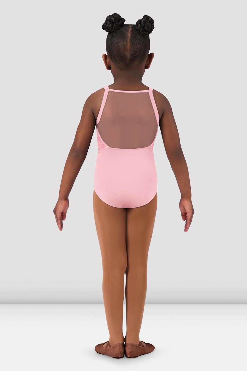 Girls Kendra Mesh Back Leotard - Image 2