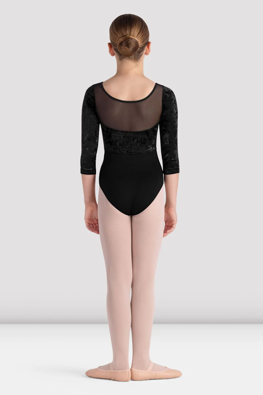 Girls Layla 3/4 Sleeve Leotard - Image 2