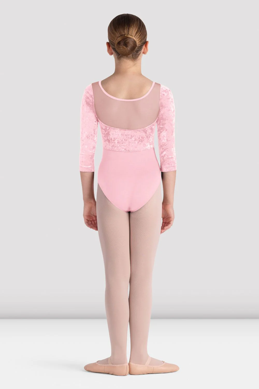 Girls Layla 3/4 Sleeve Leotard - Image 2