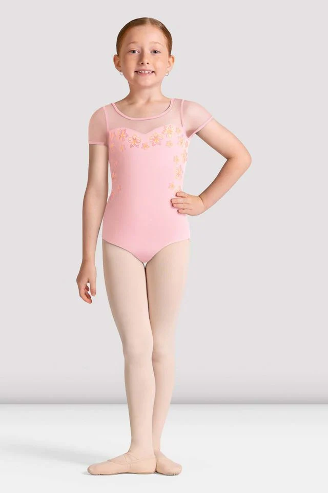 Girls Logan Cap Sleeve Leotard