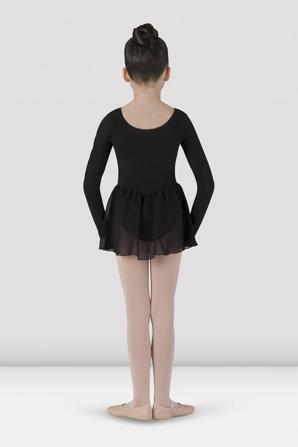 Girls Long Sleeve Skirted Leotard - Image 2