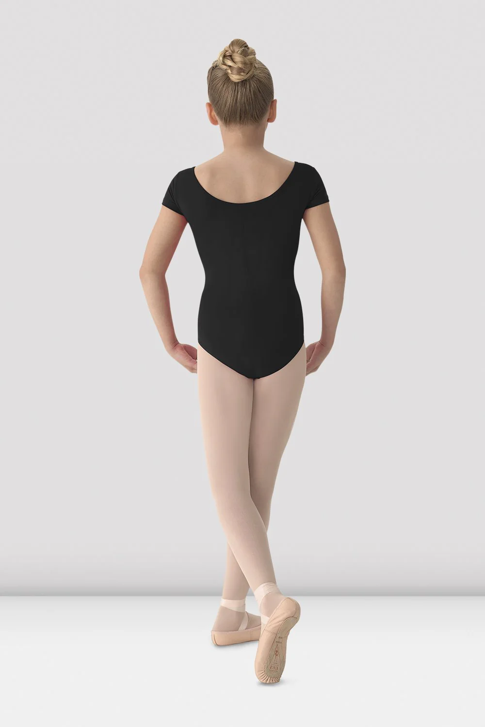 Girls Mirella Classic Short Sleeve Leotard - Image 2