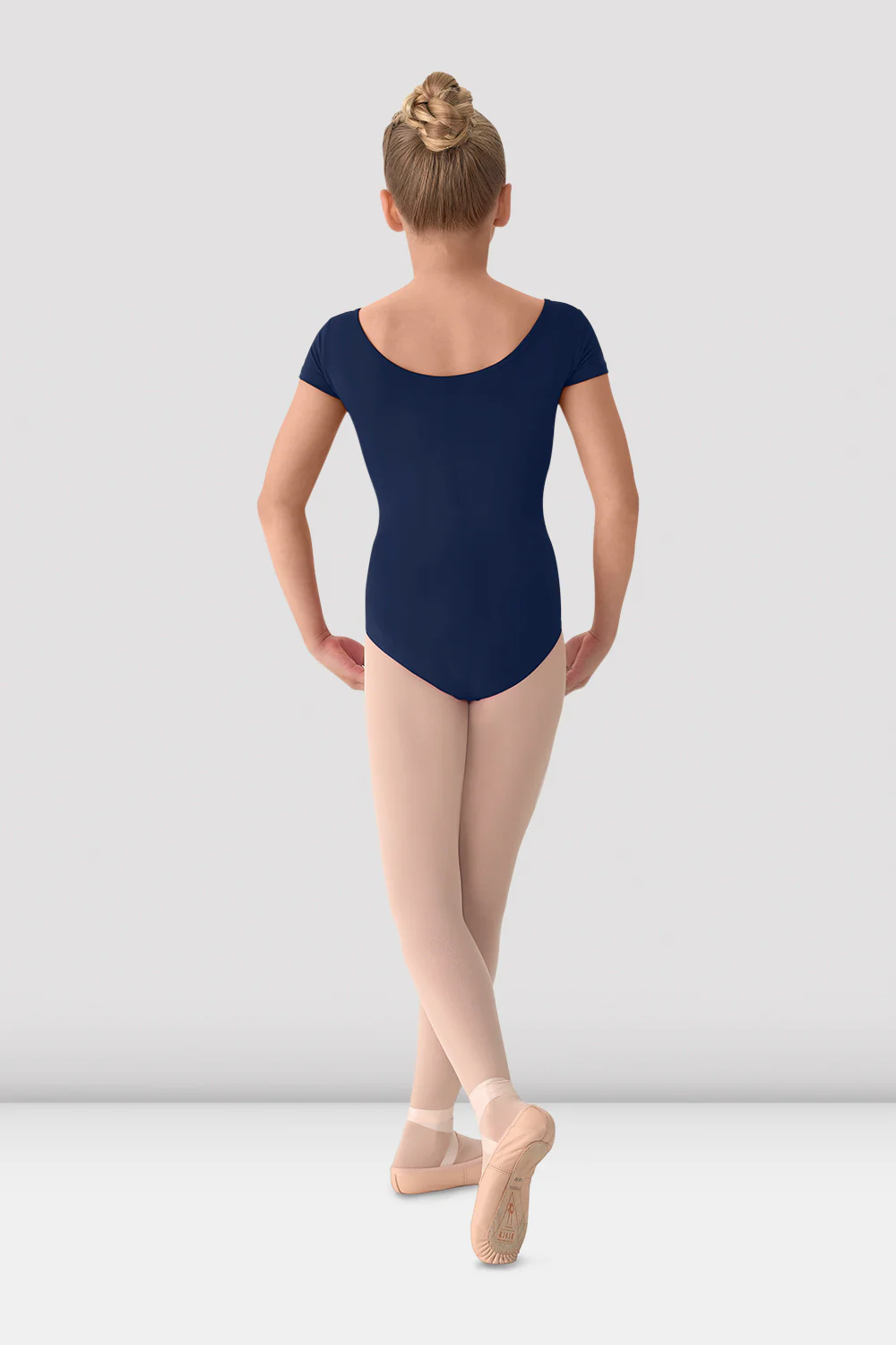 Girls Mirella Classic Short Sleeve Leotard - Image 2