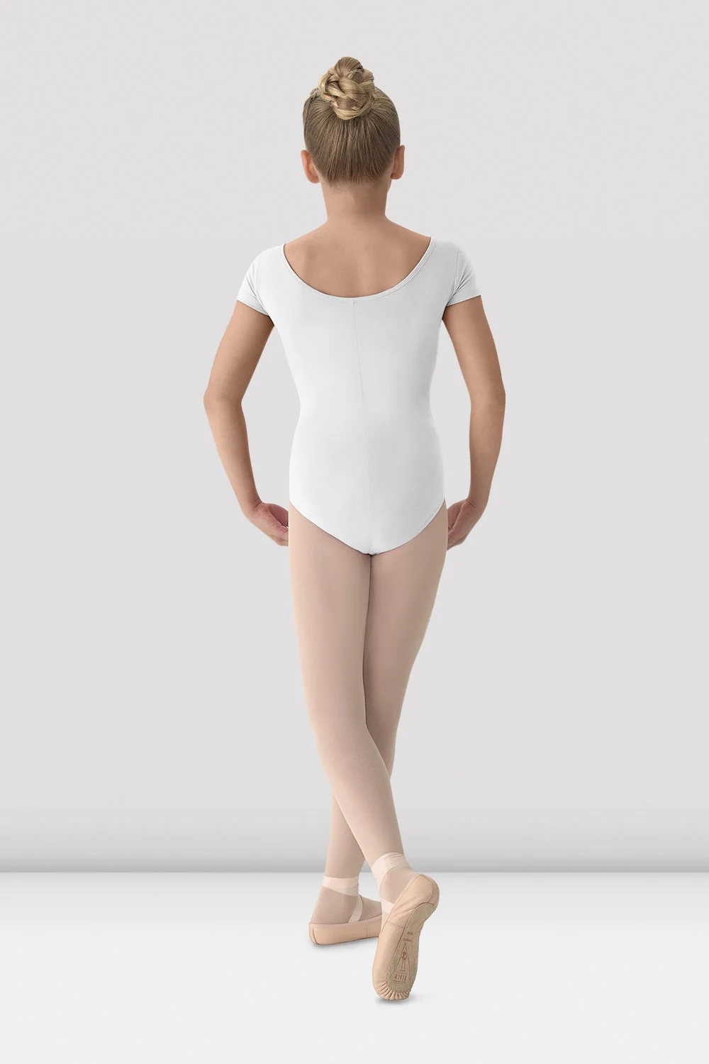 Girls Mirella Classic Short Sleeve Leotard - Image 2