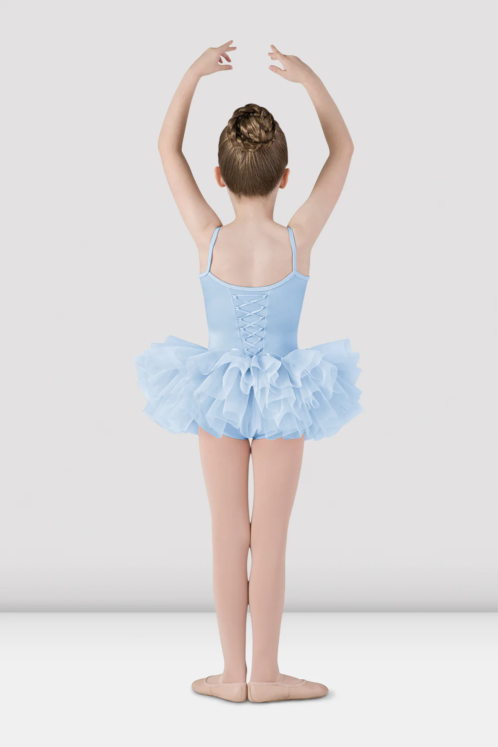Girls Mirella Lace Up Back Tutu Dress - Image 2