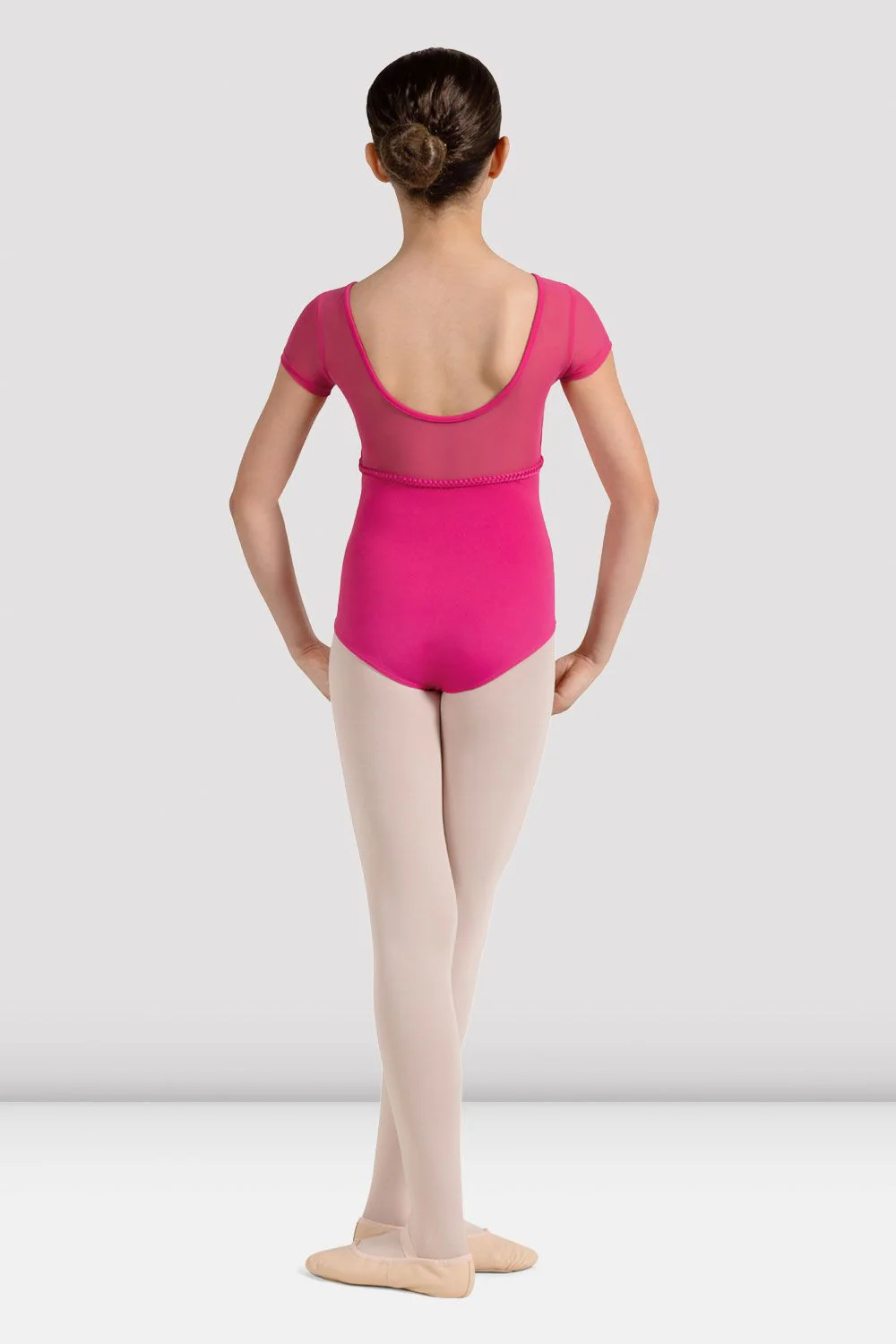 Girls Mirella Miami Cap Sleeve Leotard - Image 2