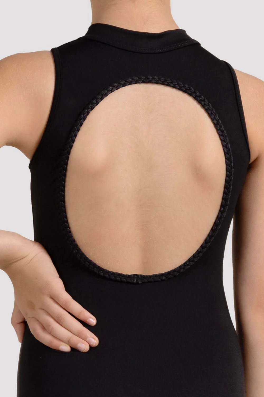 Girls Mirella Miami Zip Front Leotard - Image 3