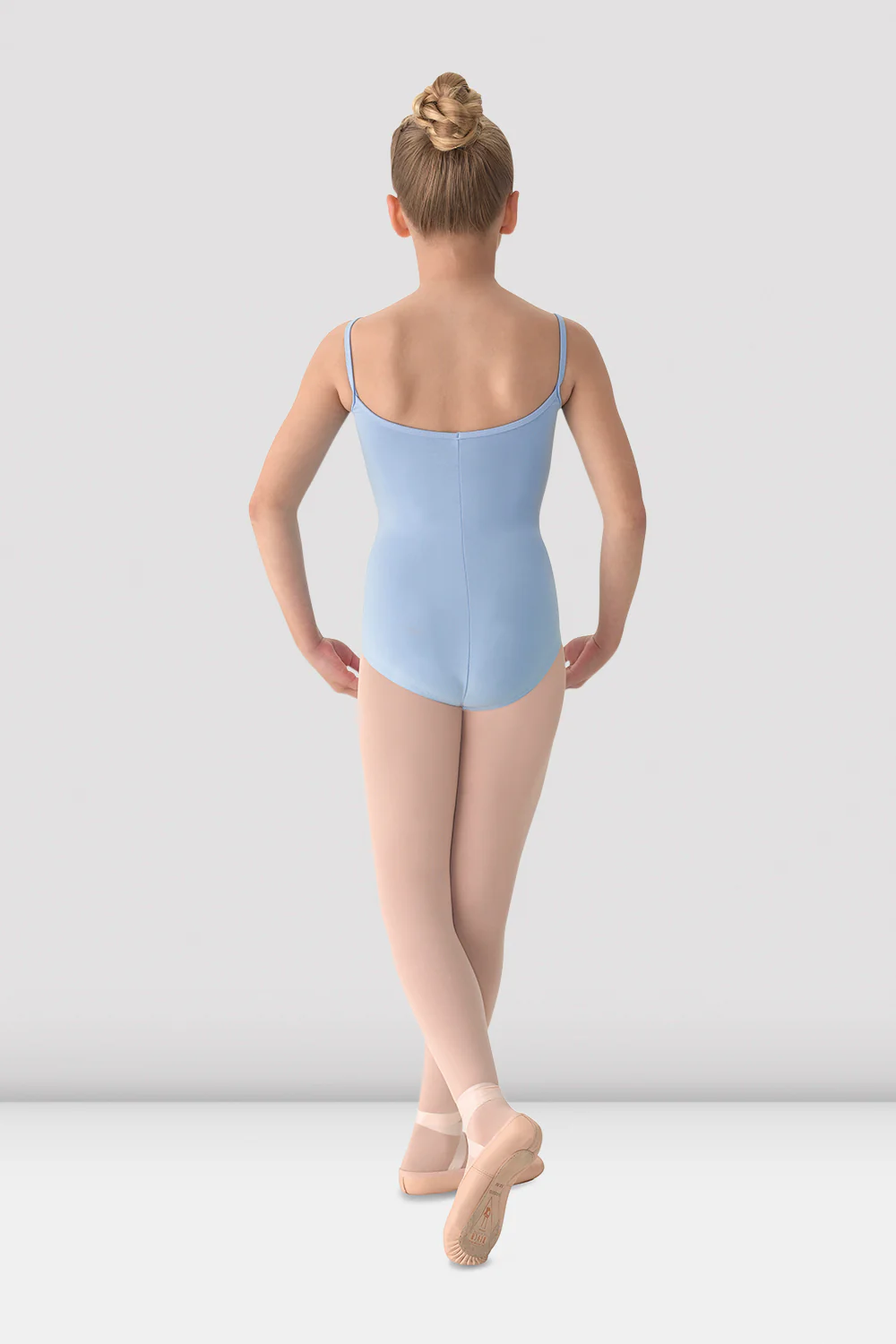 Girls Mirella Princess Seam V Front Camisole Leotard - Image 2