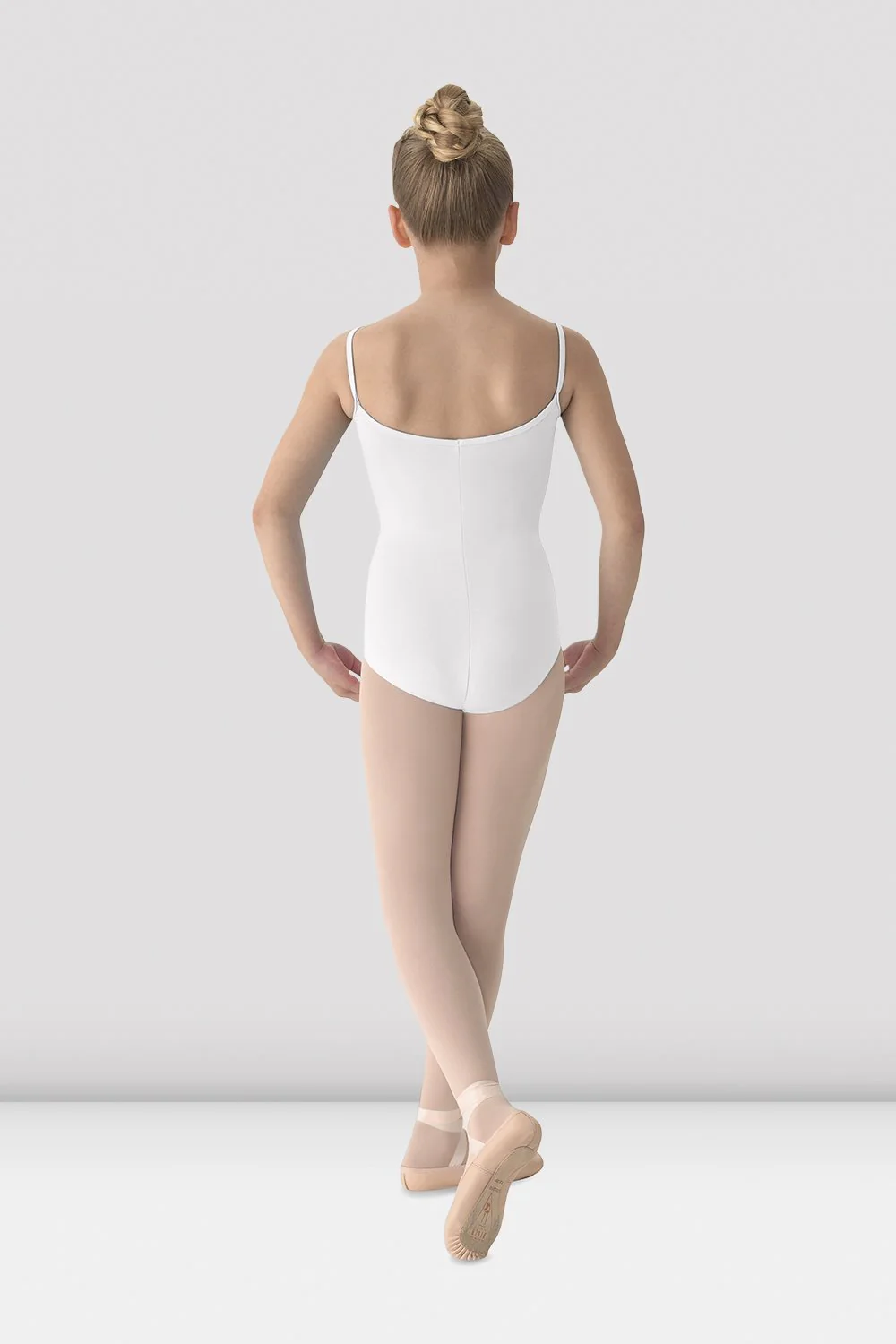 Girls Mirella Princess Seam V Front Camisole Leotard - Image 2