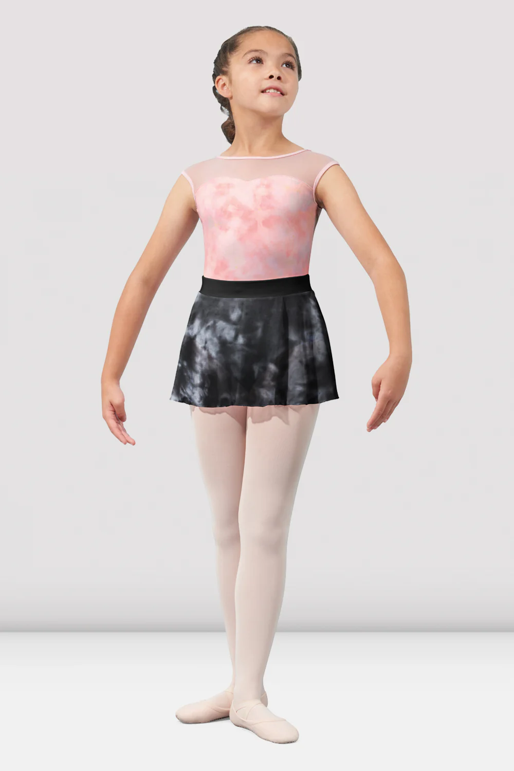 Girls Mirella Watercolor Pull On Skirt