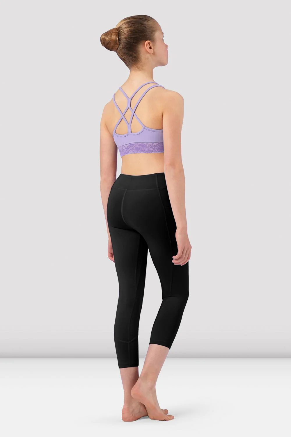 Girls Nadia Panelled Leggings - Image 2